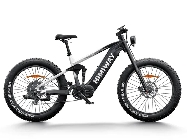 Himiway D7 Pro bici elettrica mountain Black White Gradient 960Wh