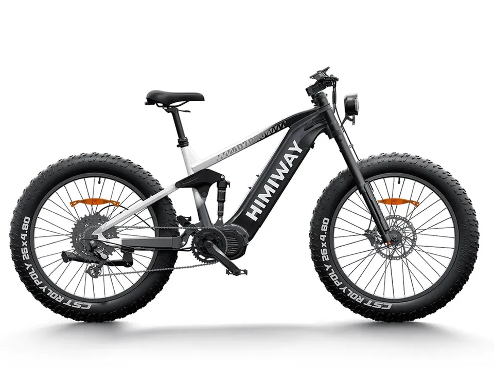 Himiway D7 Pro bici elettrica mountain Black White Gradient 960Wh