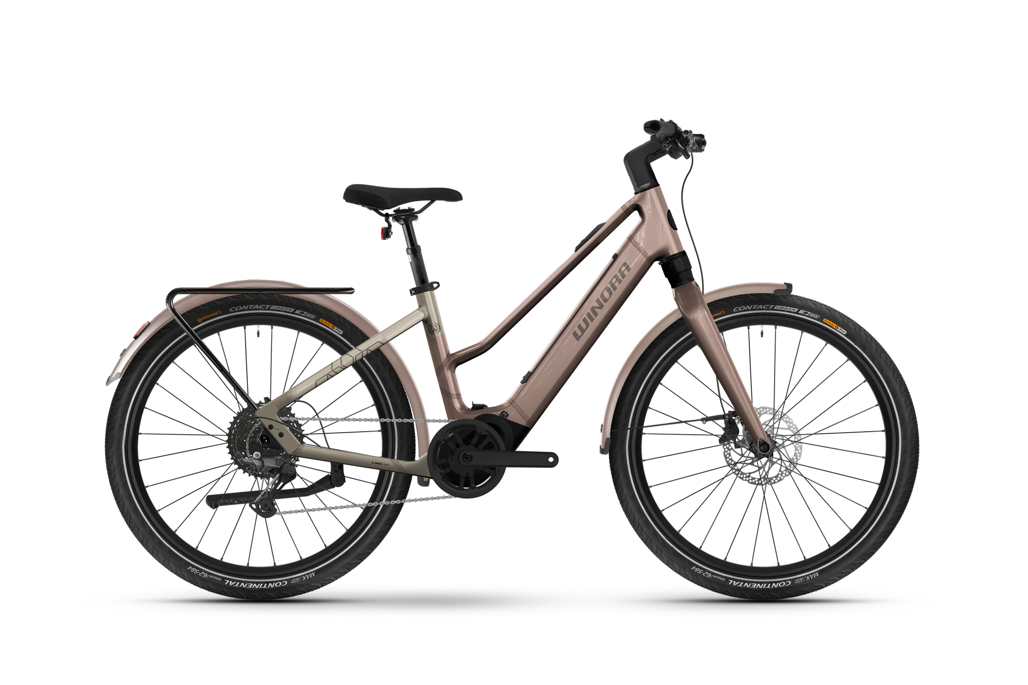 Winora iRide Pure X10 bici elettrica urban telaio alto verde