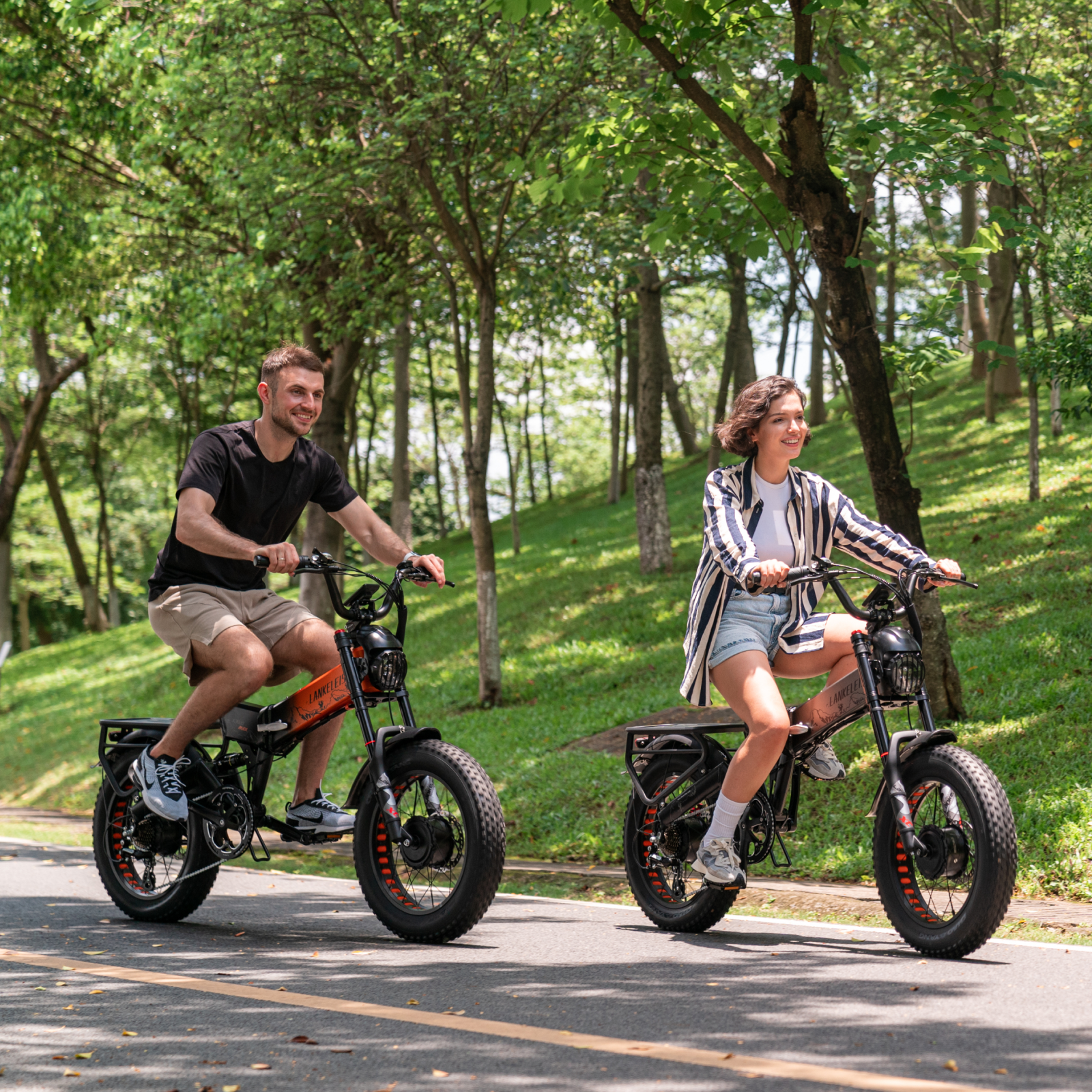 Lankeleisi X3000MAX E-bike 2x1000W grigia fat