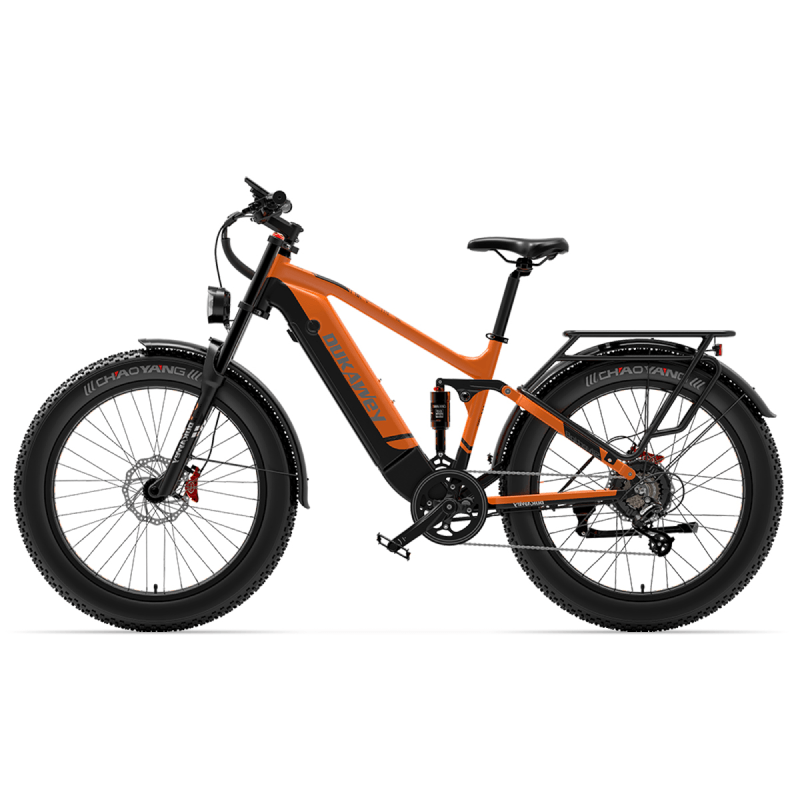 Lankeleisi E-bike Silvertip8 Bici Elettrica 250W Arancione