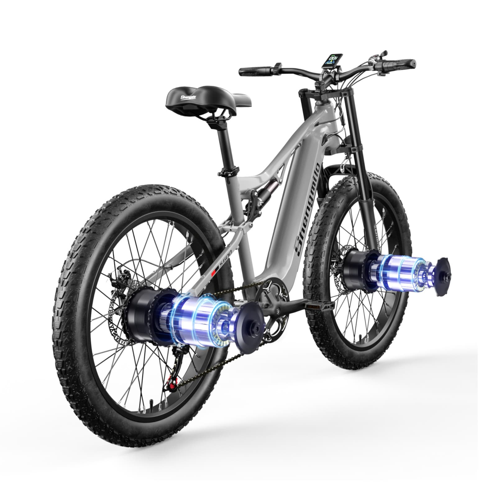 Shengmilo S600 PRO bici elettrica fat bike doppio motore 48V