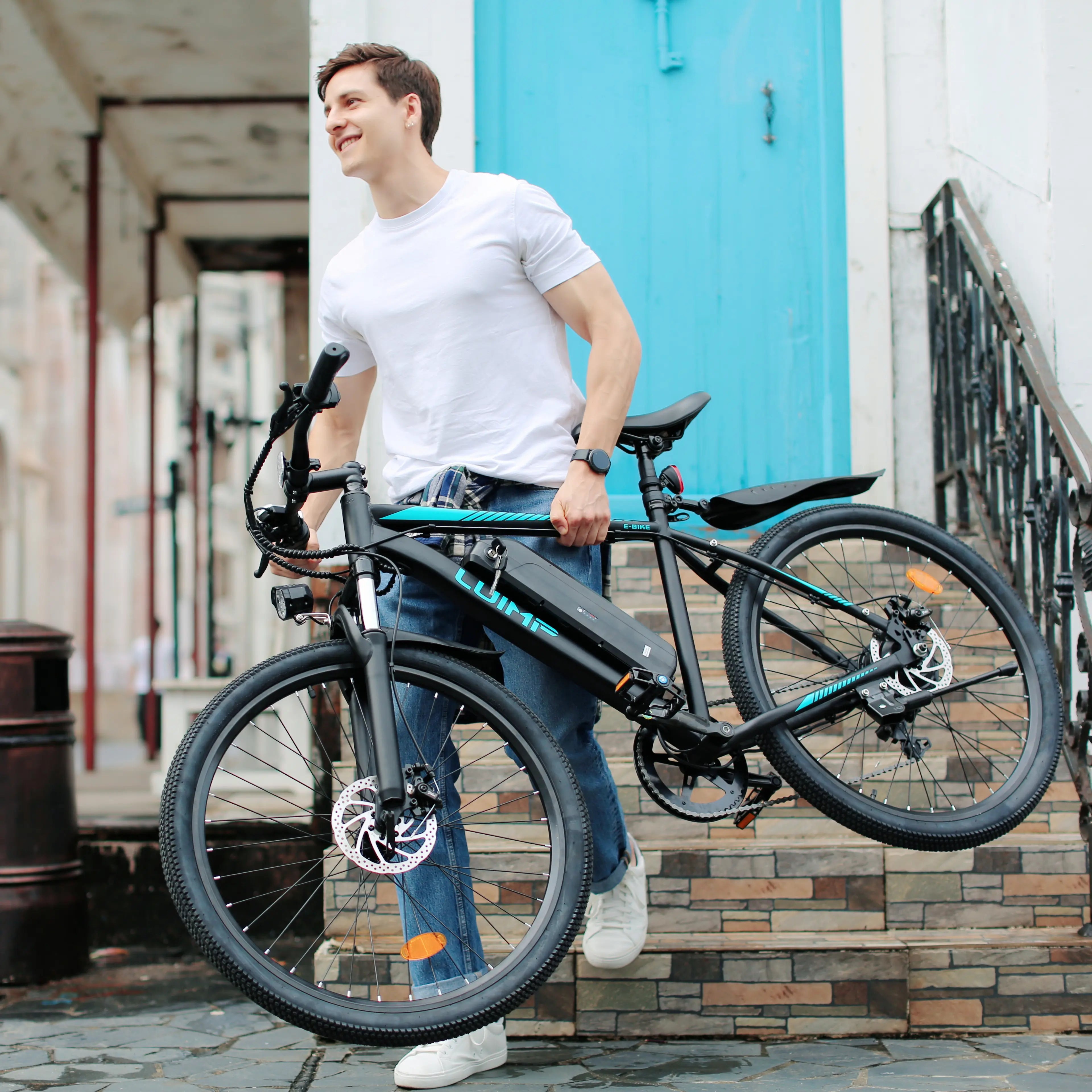 OUXI R11 bici elettrica 500W 36V nera 7 marce