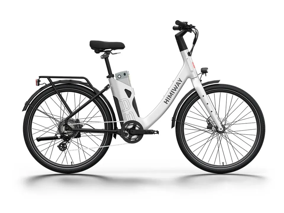 Himiway A3 bici elettrica city bianca 500W autonomia 112 km