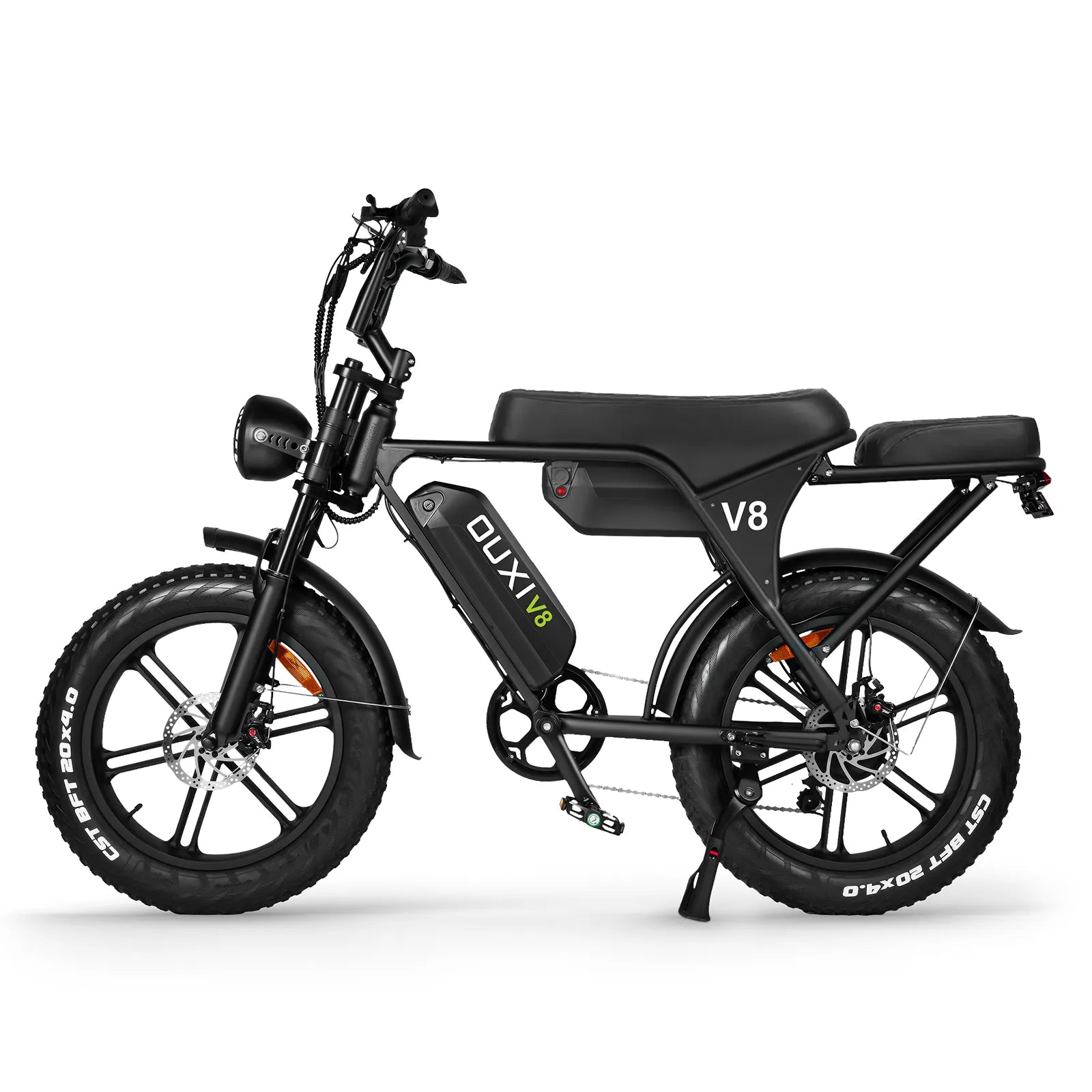 OUXI V8 Max 1500W Bici Elettrica Nera Doppia Batteria