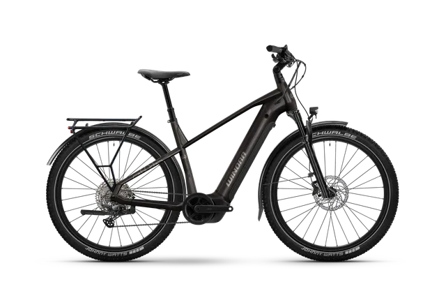 Winora Yucatan X12 Pro ebike telaio trekking 800Wh marrone