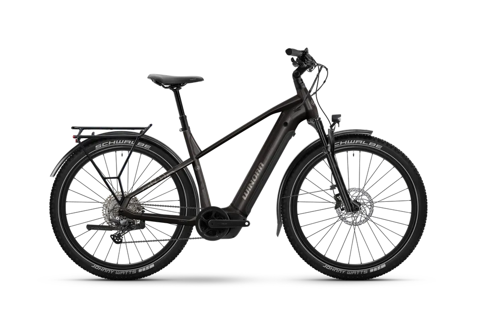 Winora Yucatan X12 Pro ebike telaio trekking 800Wh marrone