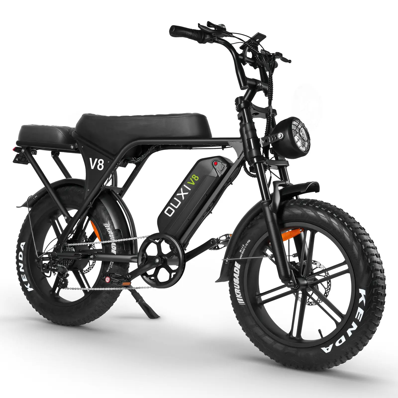 OUXI V8 Fat Bike Elettrica 750W Nera 48V 15Ah