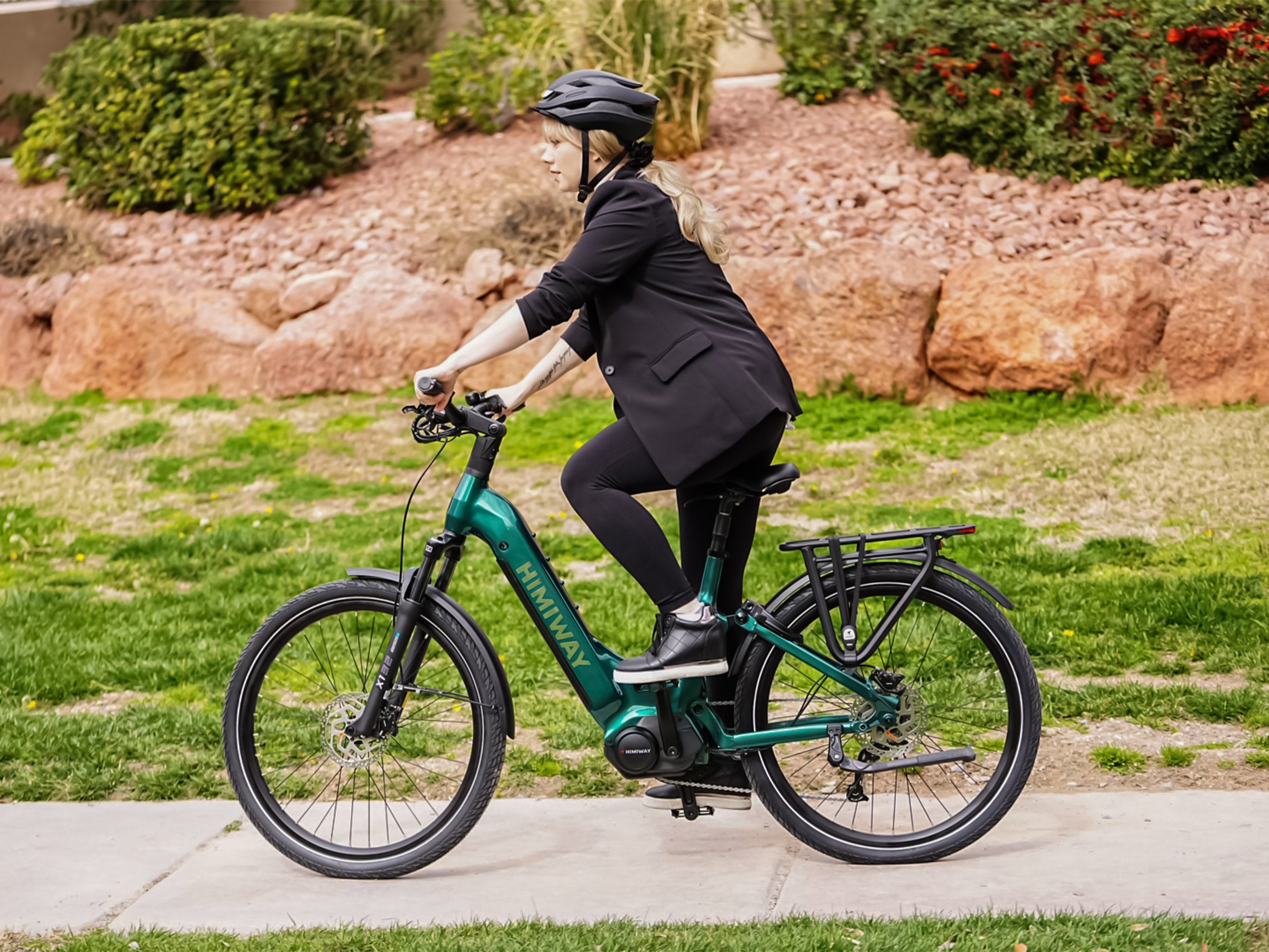 Himiway A7 Pro Bici Elettrica City Verde 500W 720Wh