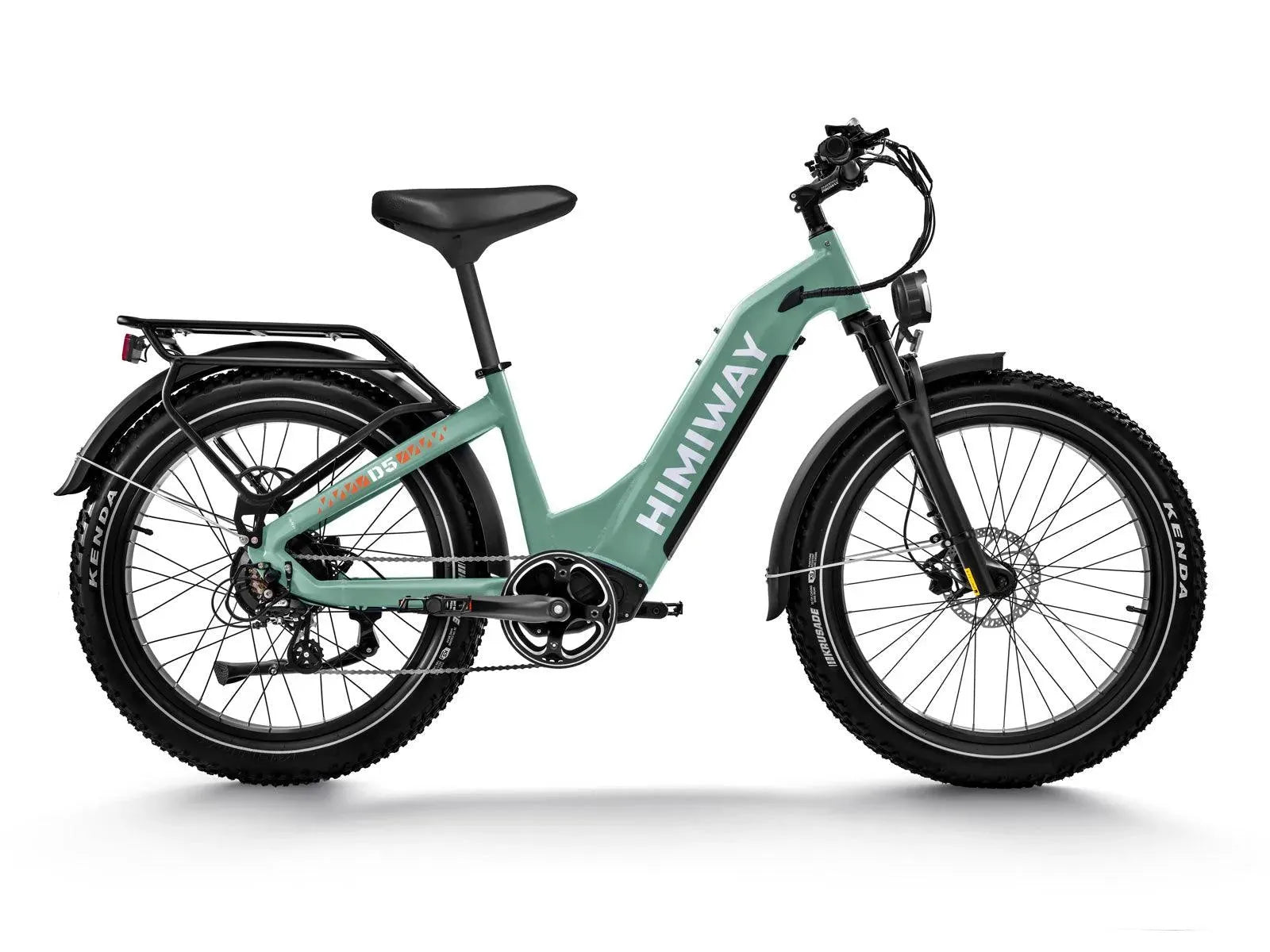 Himiway D5 ST Zebra ST bici elettrica fat verde 750W