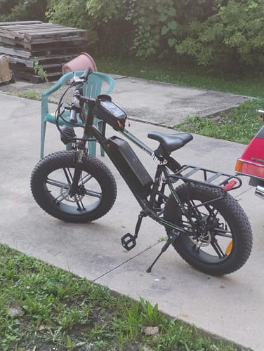 OUXI R7 Bici Elettrica Fat Bike 750W 48V 15Ah Nera