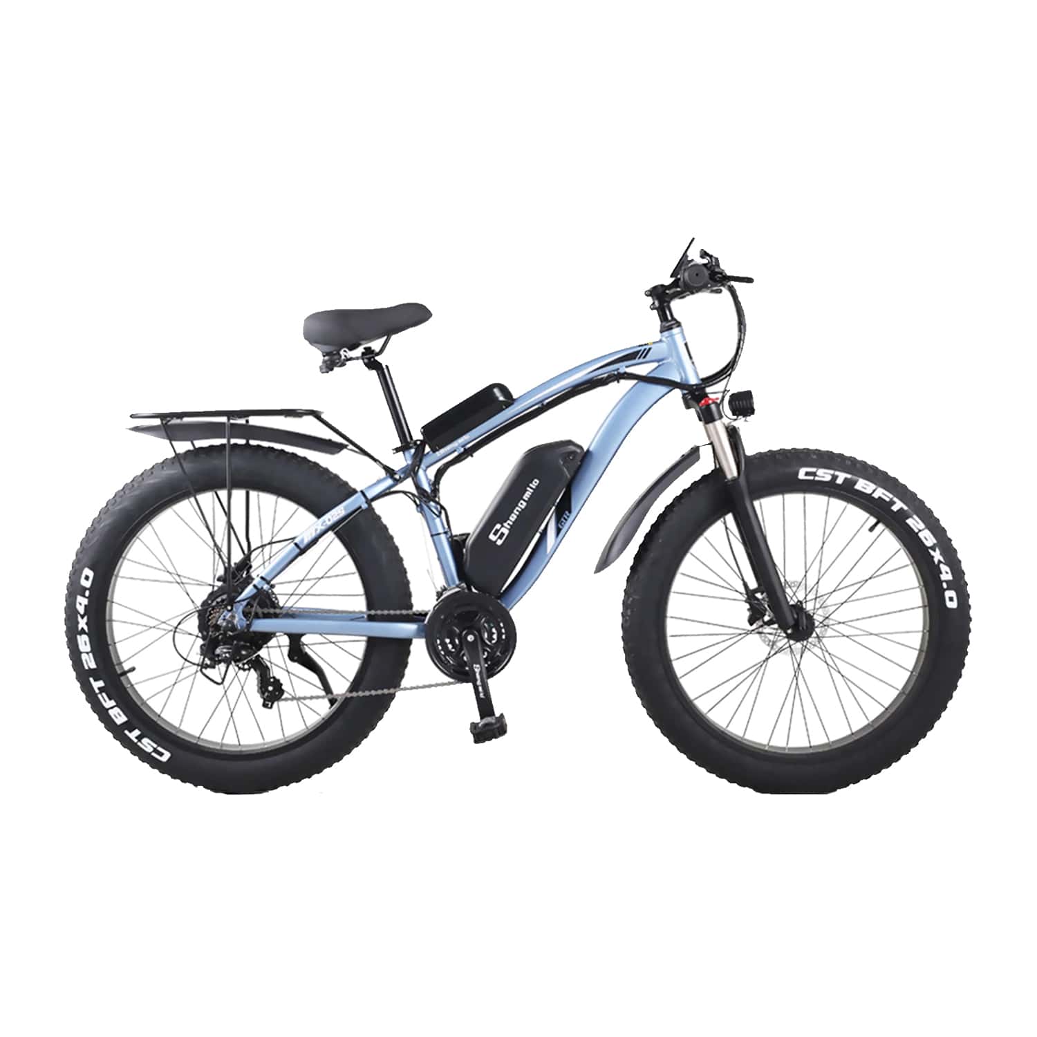 Shengmilo MX02S bici elettrica fat bike blu 48V 17Ah