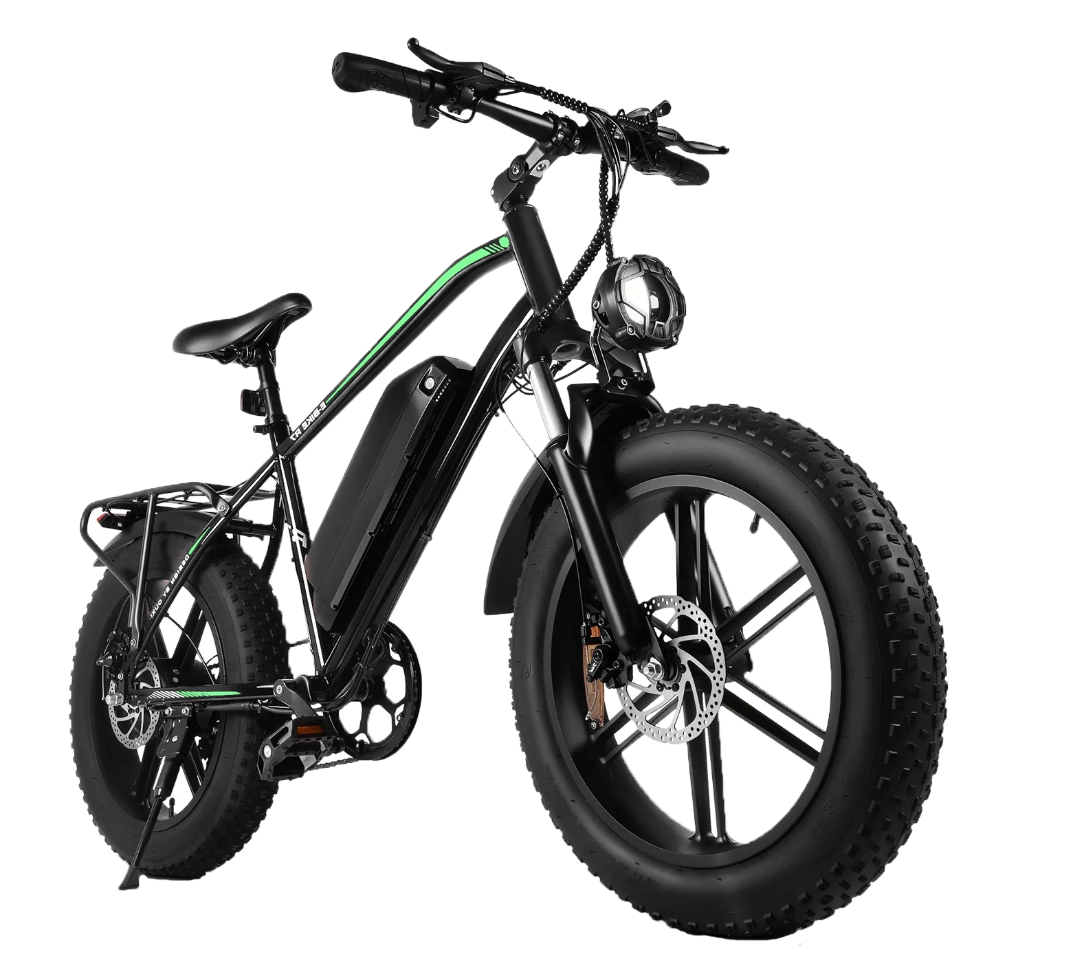 OUXI R7 Bici Elettrica Fat Bike 750W 48V 15Ah Nera