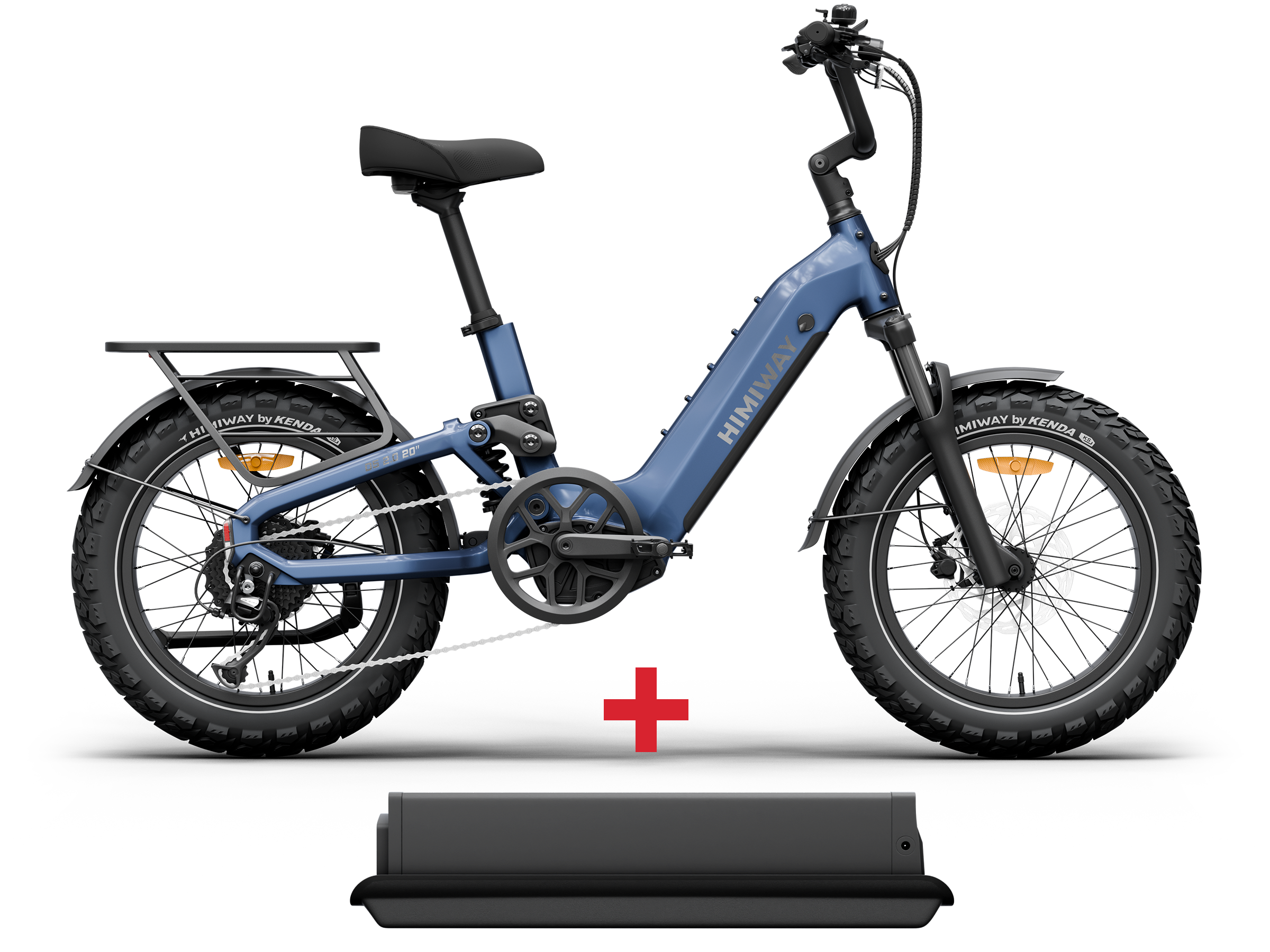 Himiway D5 2.0 20 bici elettrica salvia 750W 90Nm