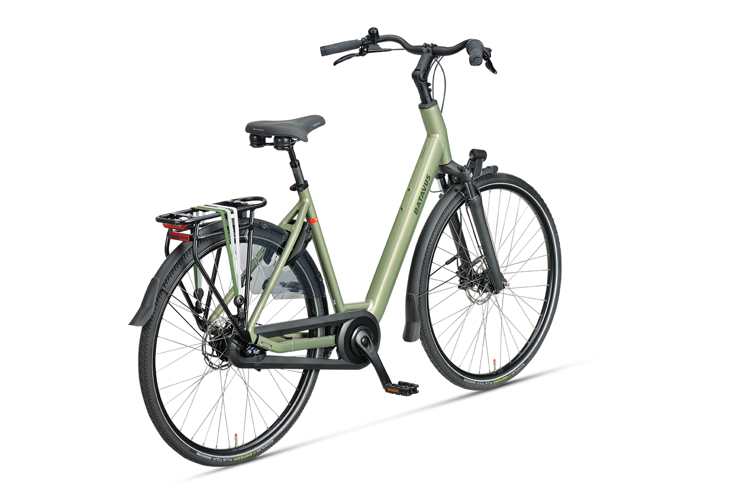 Batavus Senz Comfort bici elettrica blu telaio basso