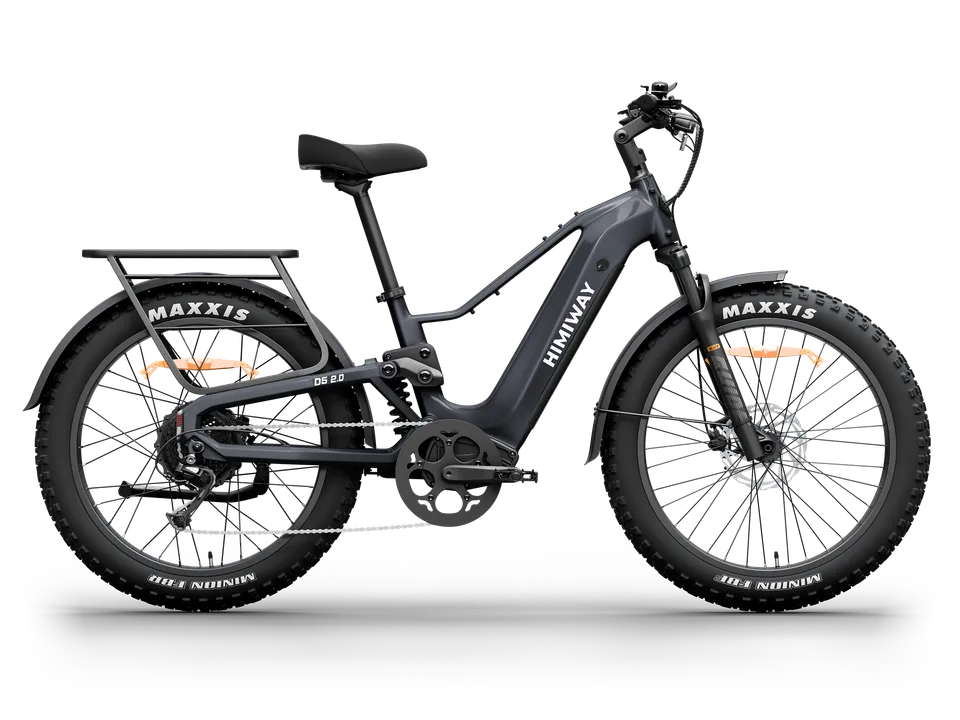 Himiway D5 2.0 bici elettrica full grigia 750W 15Ah