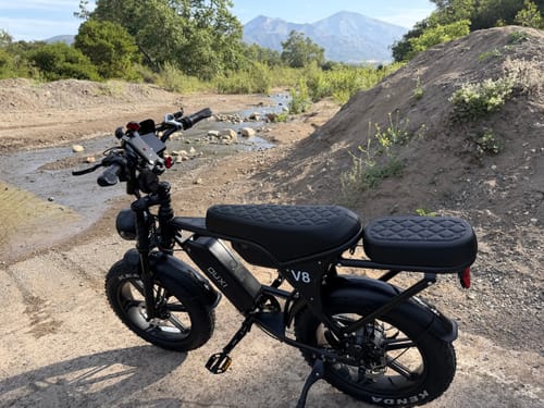 OUXI V8 Max 1500W Bici Elettrica Nera Doppia Batteria