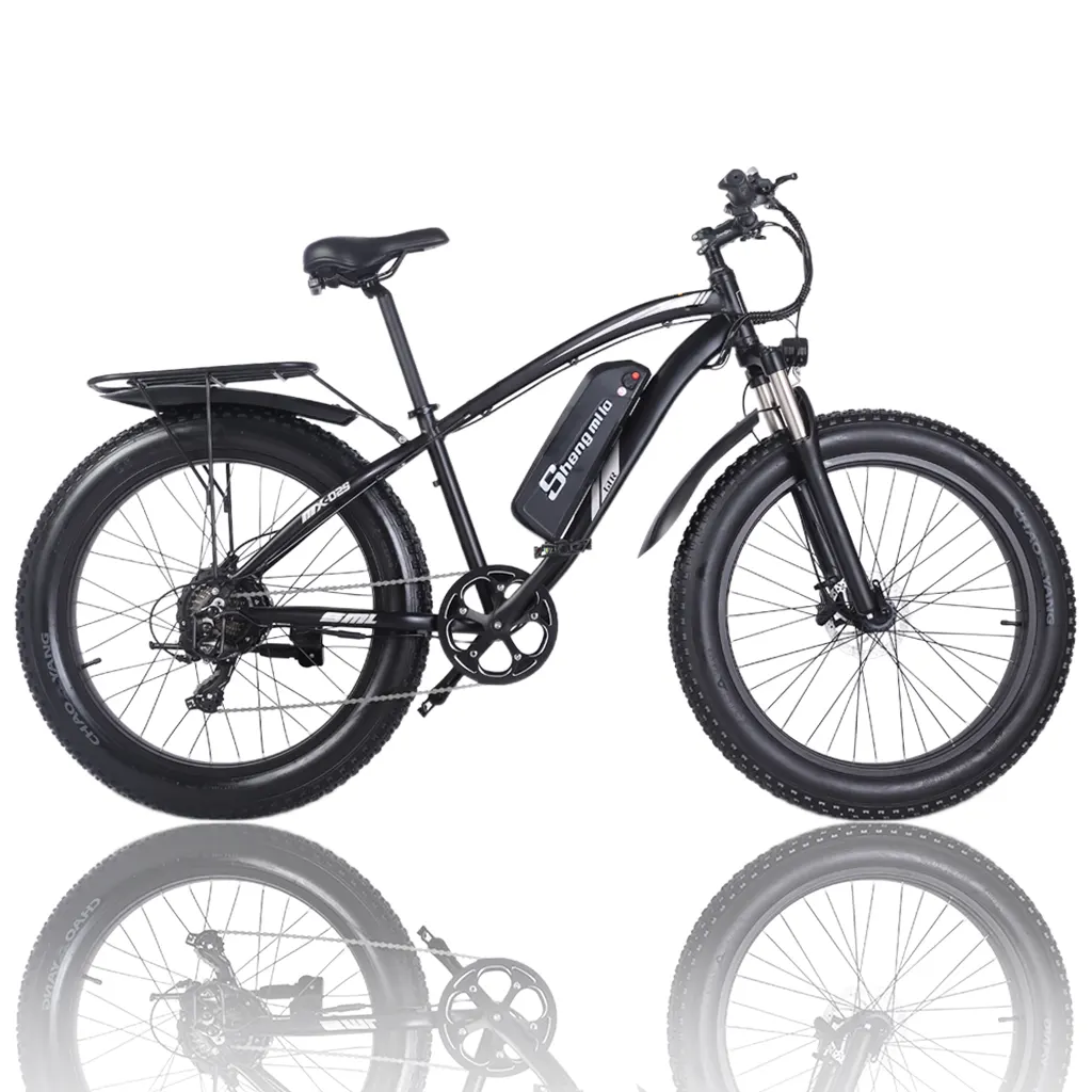 Shengmilo MX02S bici elettrica fat bike nera 48V 17Ah