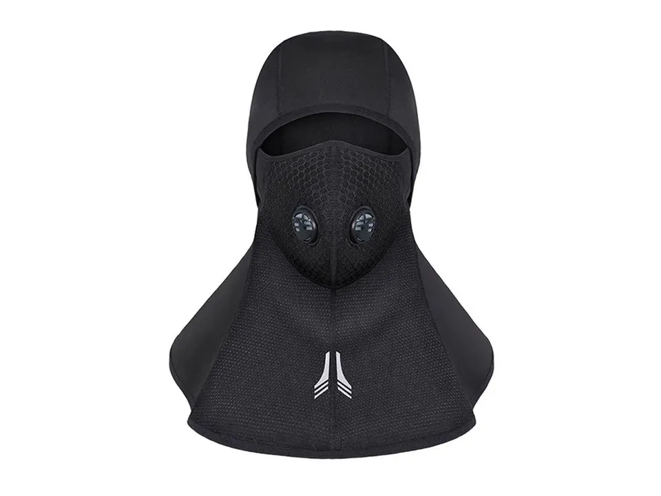 Himiway Passamontagna Invernale Pile Balaclava Antivento Nero