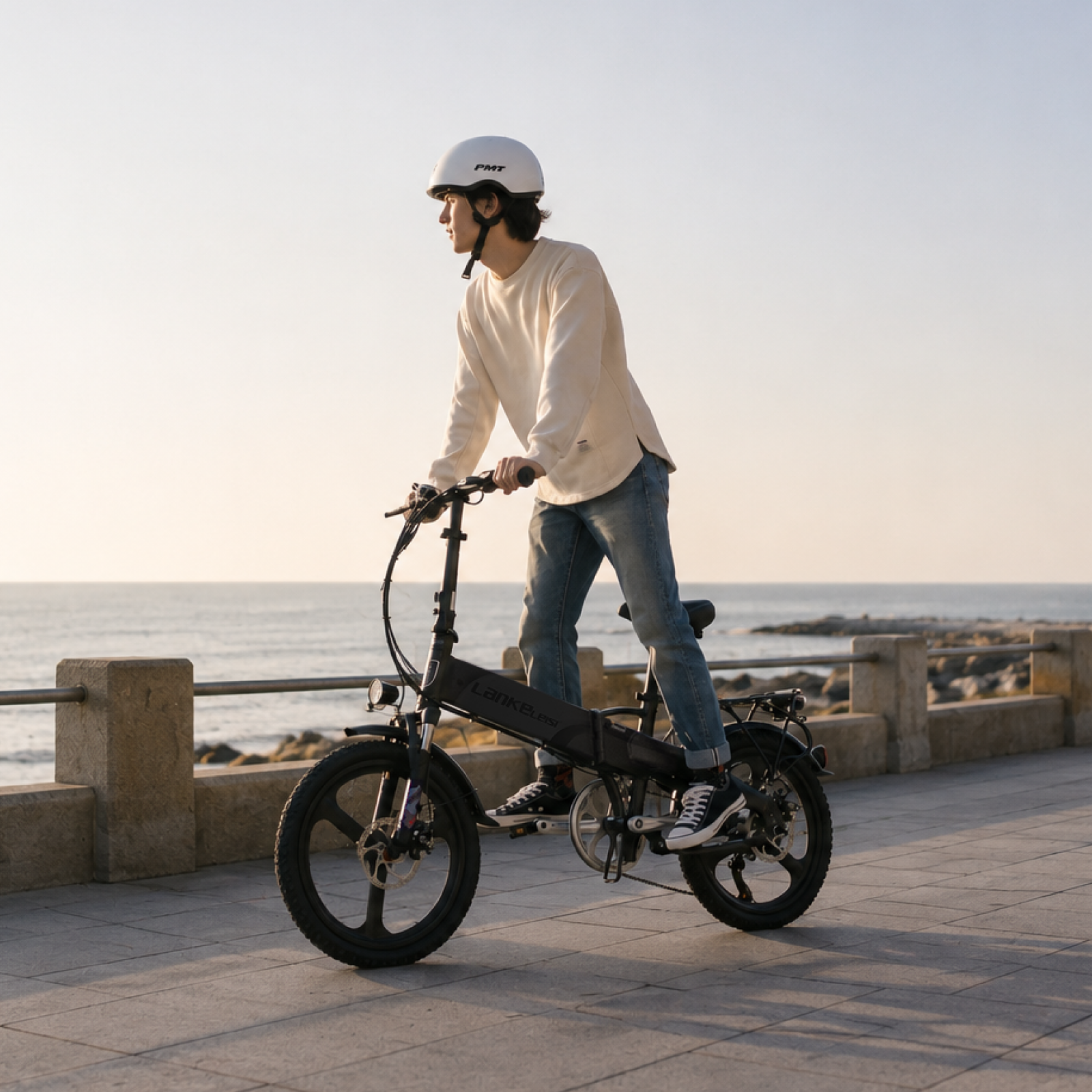 Lankeleisi G660 bici elettrica 250W rossa EU