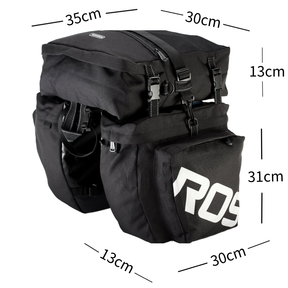 Lankeleisi Borsa Portapacchi Bici 3 in 1 Posteriore