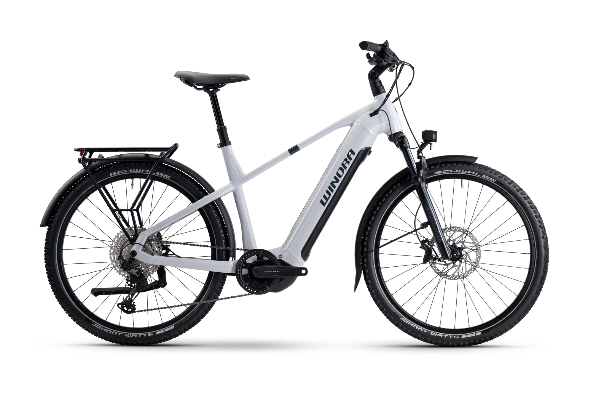 Winora Yucatan X12 Pro ebike telaio trekking 720Wh fumo
