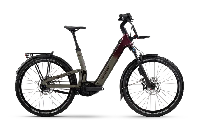 Winora Sinus FS R5f Pro ebike comfort 800Wh sabbia