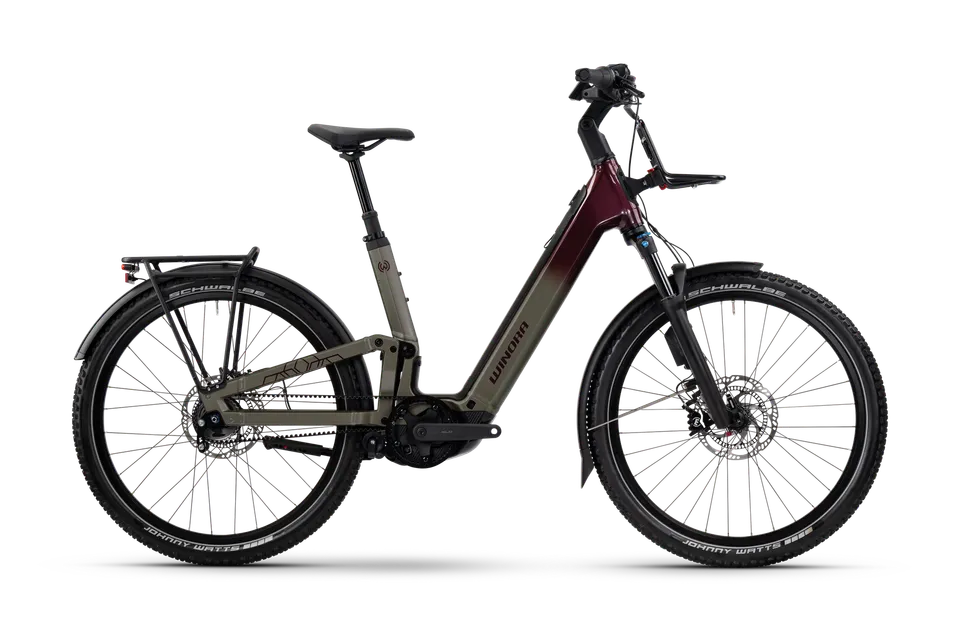 Winora Sinus FS R5f Pro ebike comfort 800Wh sabbia