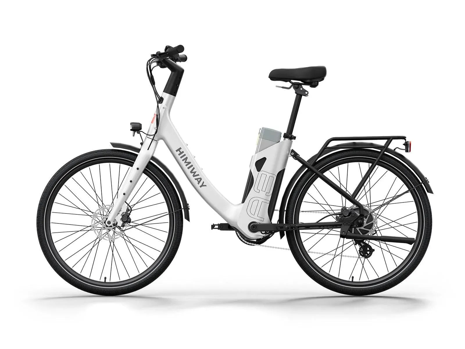 Himiway A3 bici elettrica city bianca 500W autonomia 112 km