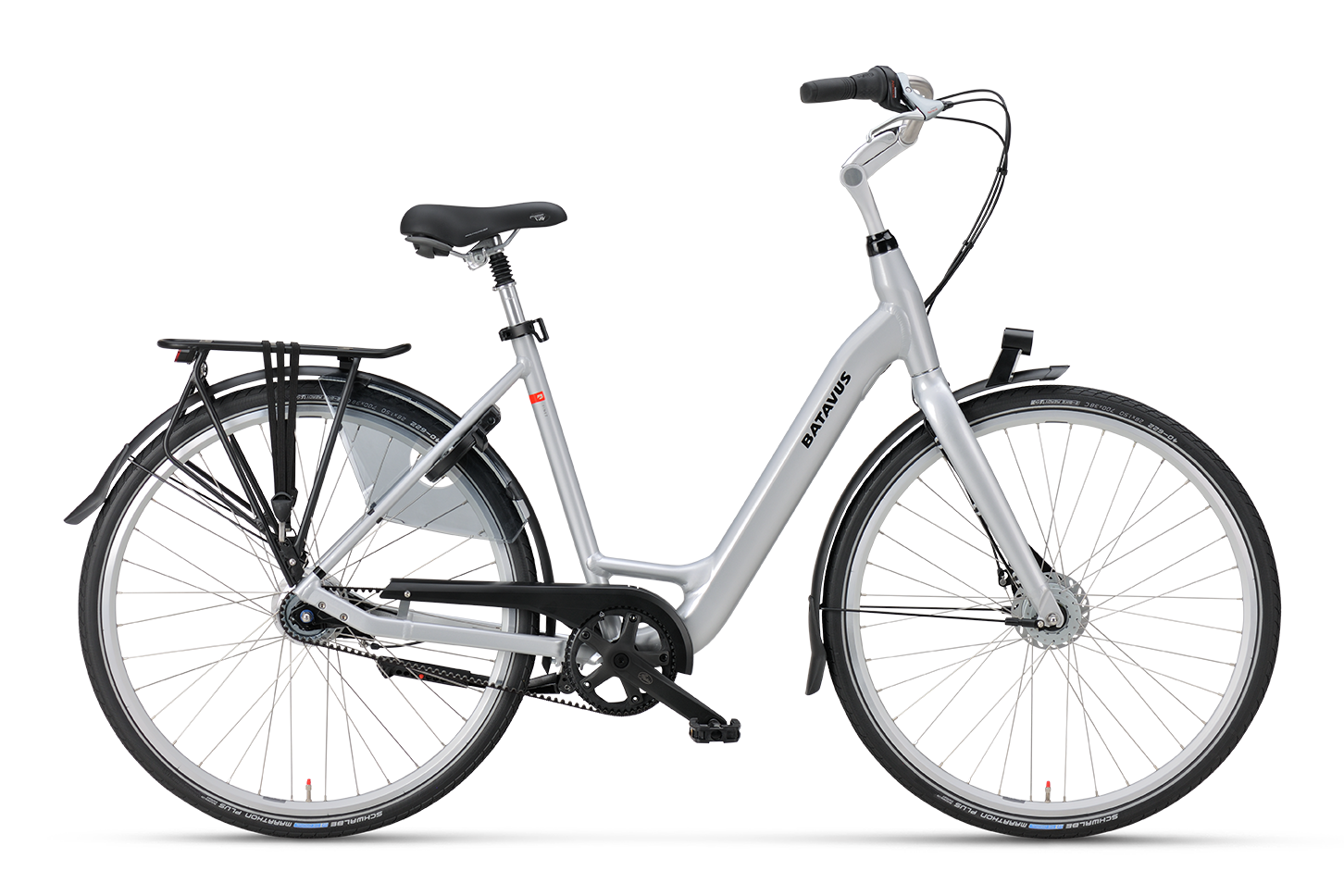 Batavus Finez Holiday Exclusive bici elettrica argento telaio basso