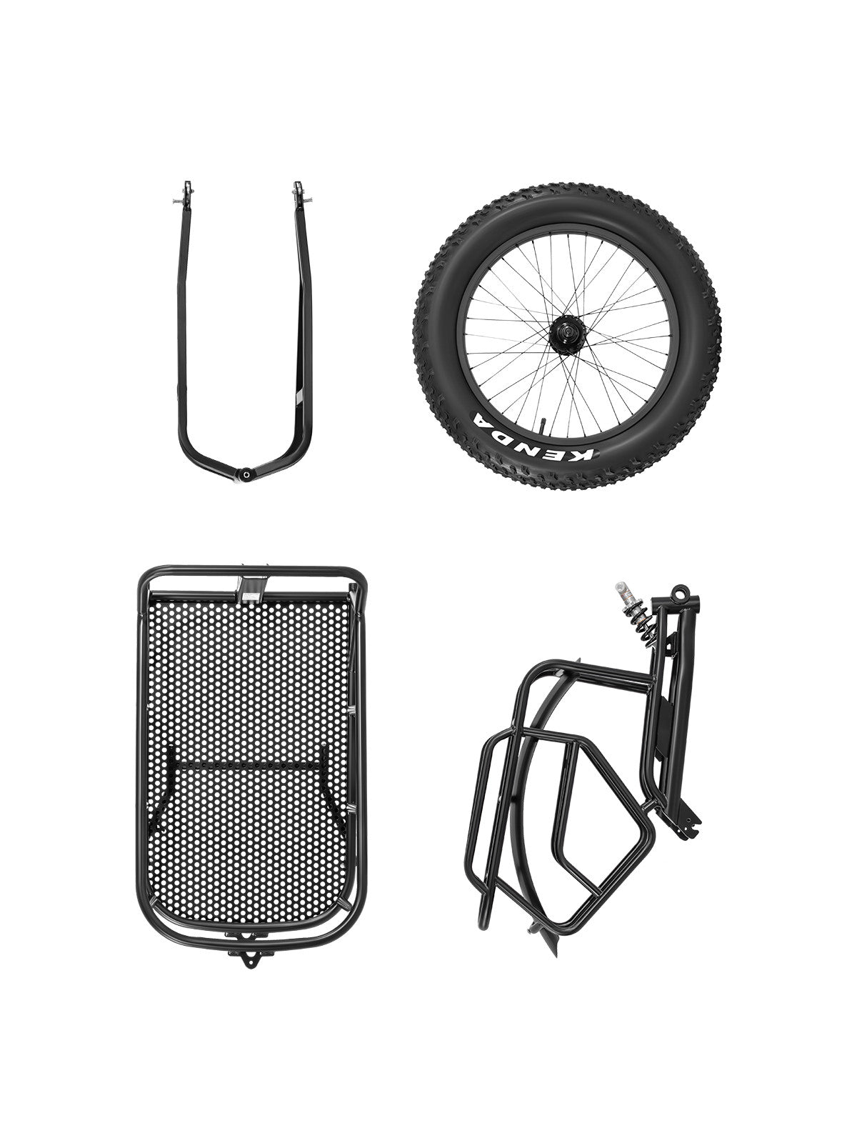 Himiway Trailers Rimorchio Cargo Bici Monoruota 32kg