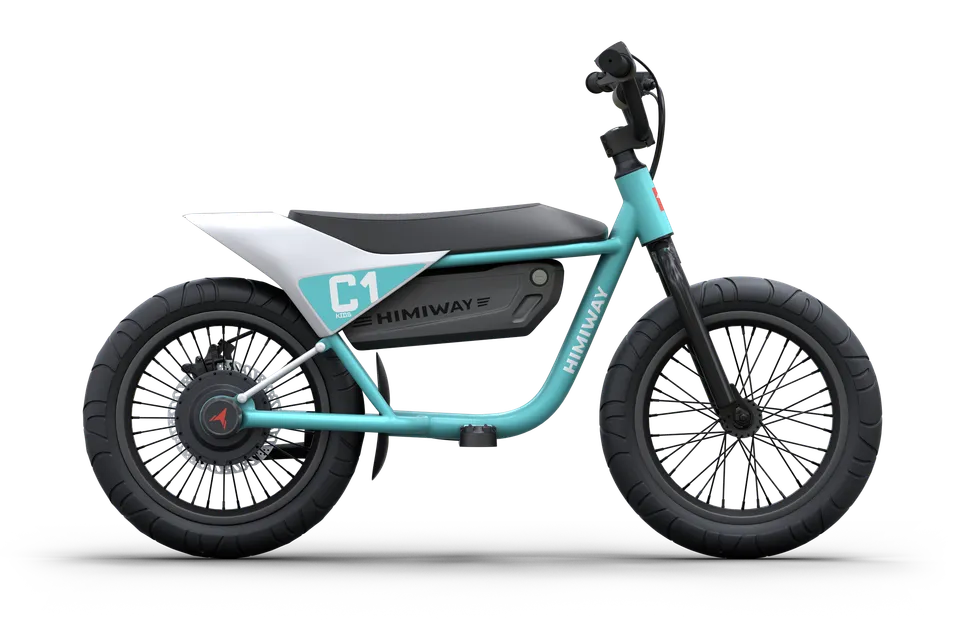 Himiway C1 bici elettrica bambino 16" Cyan 4-12 anni