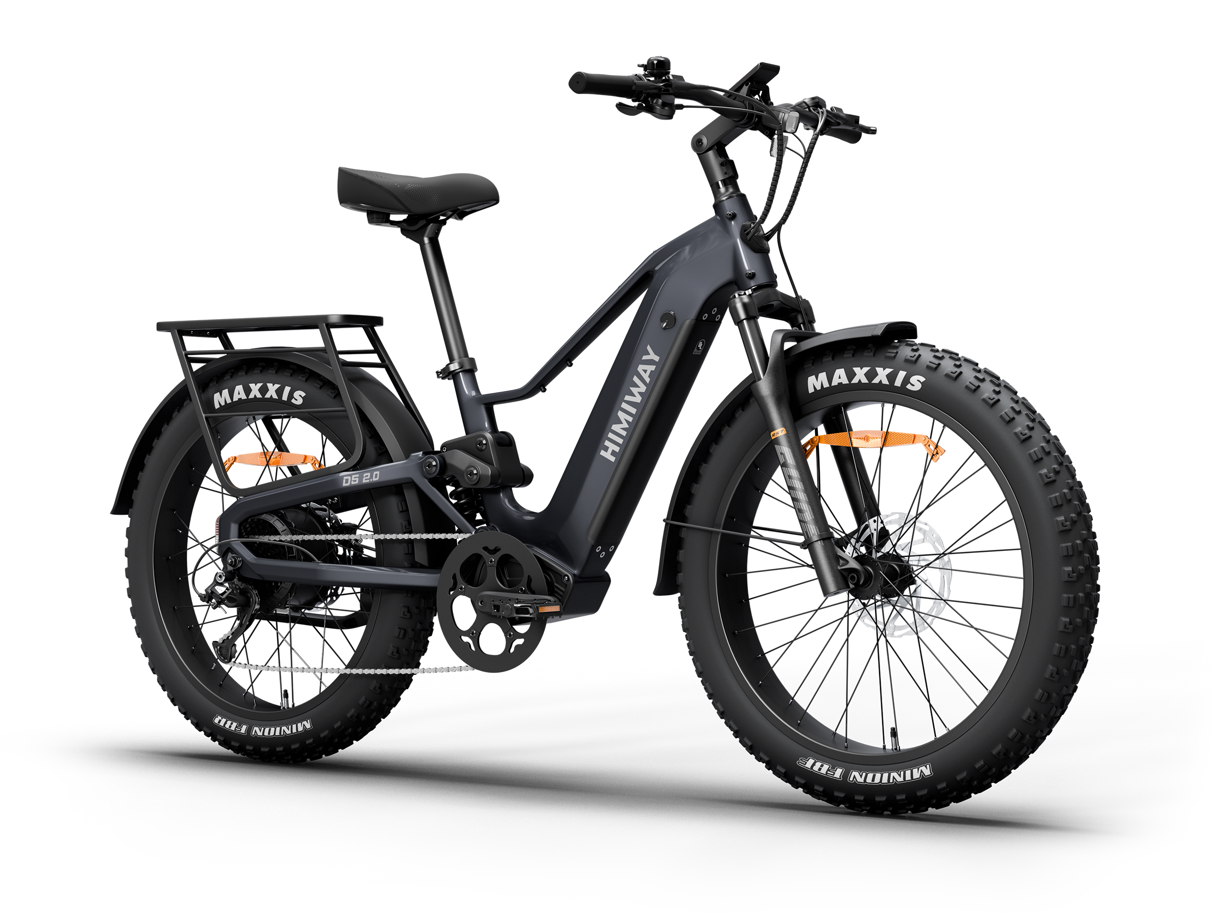 Himiway D5 2.0 bici elettrica full grigia 750W 15Ah