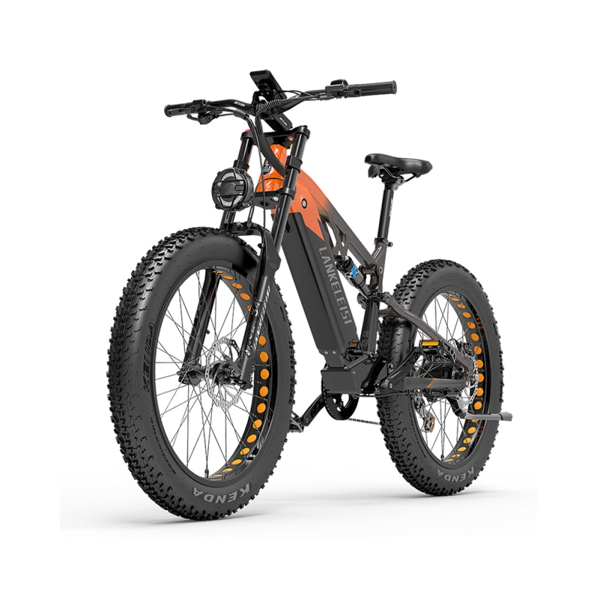 Lankeleisi RV800PLUS bici elettrica trekking 750W arancione