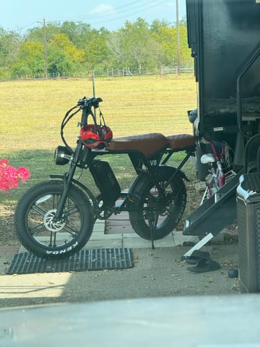 OUXI V8 Fat Bike Elettrica 750W Nera 48V 15Ah
