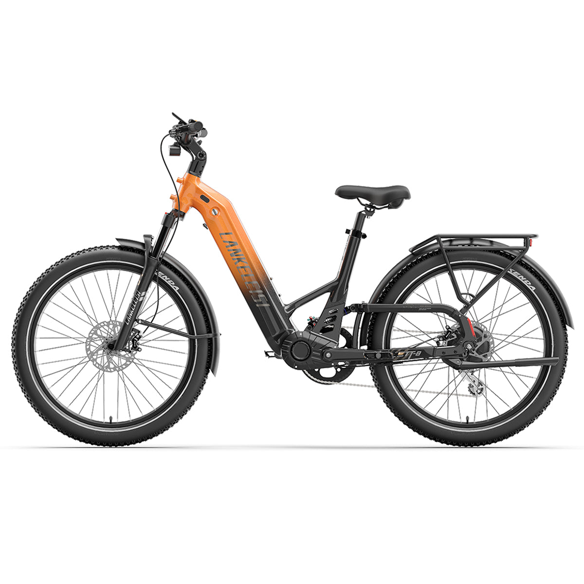 Lankeleisi KETT-8 E-bike Grigia Telaio Trekking