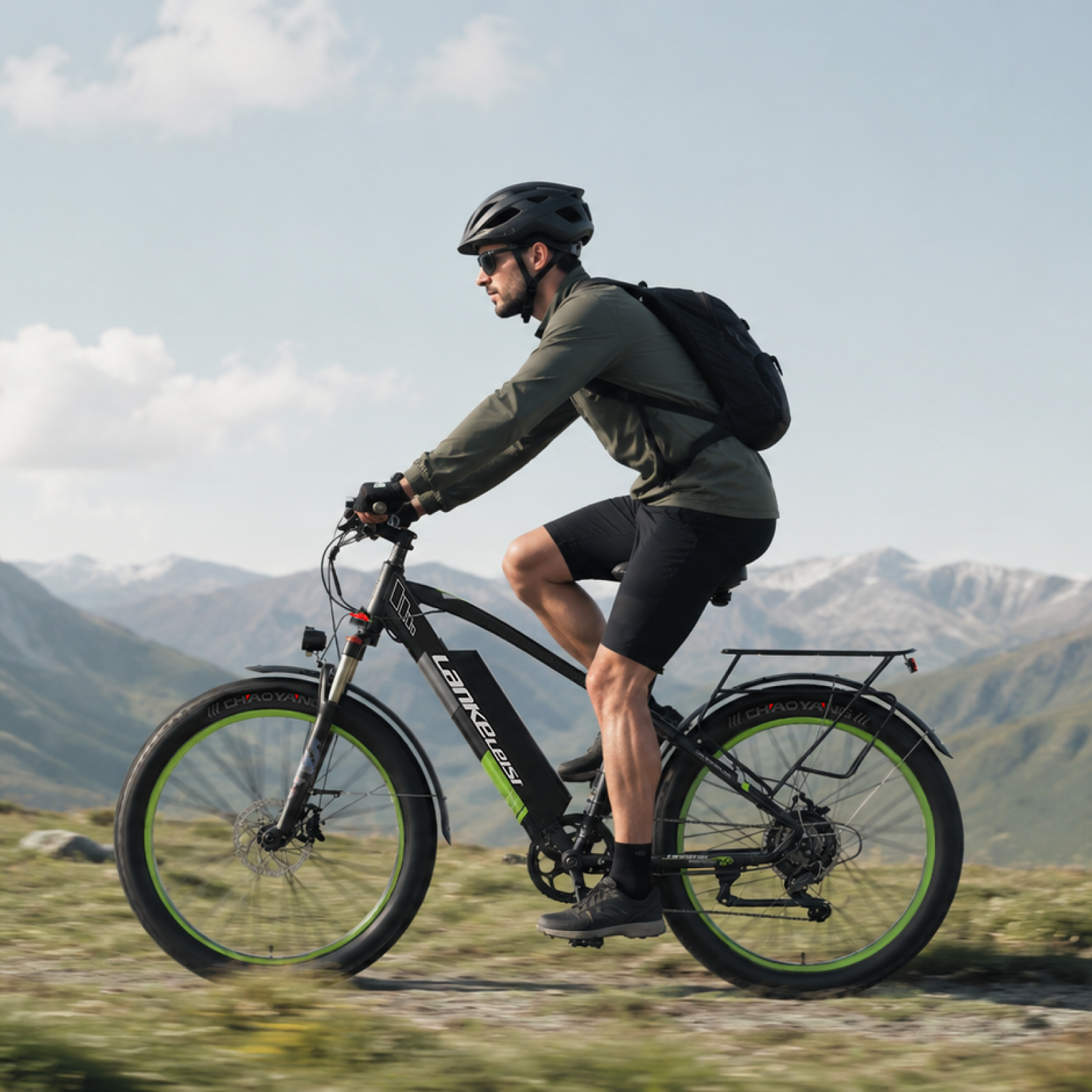Lankeleisi XC4000 E-bike 1000W Gialla Fat Bike