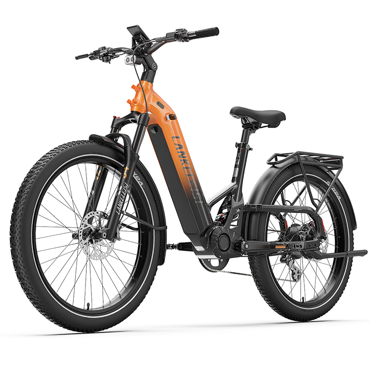 Lankeleisi KETT-8 E-bike Grigia Telaio Trekking