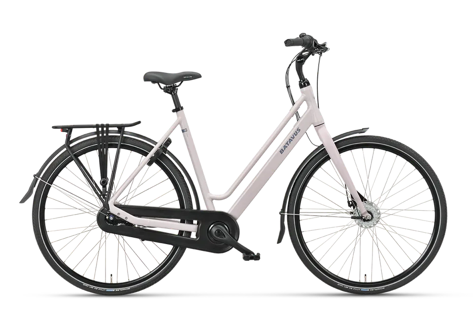Batavus Fonk 7 bici elettrica nera telaio basso