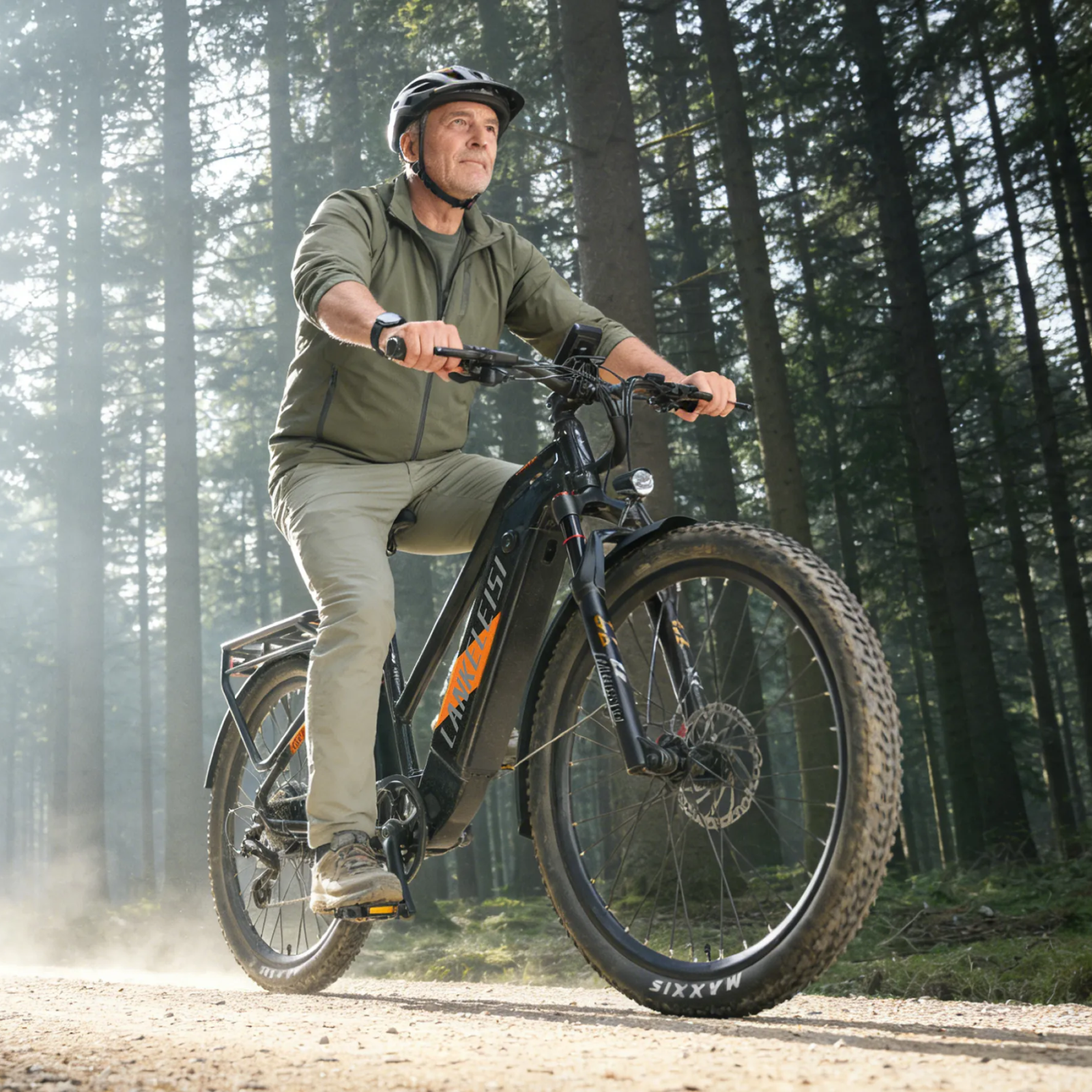 Lankeleisi MX600PRO E-bike 250W arancione city