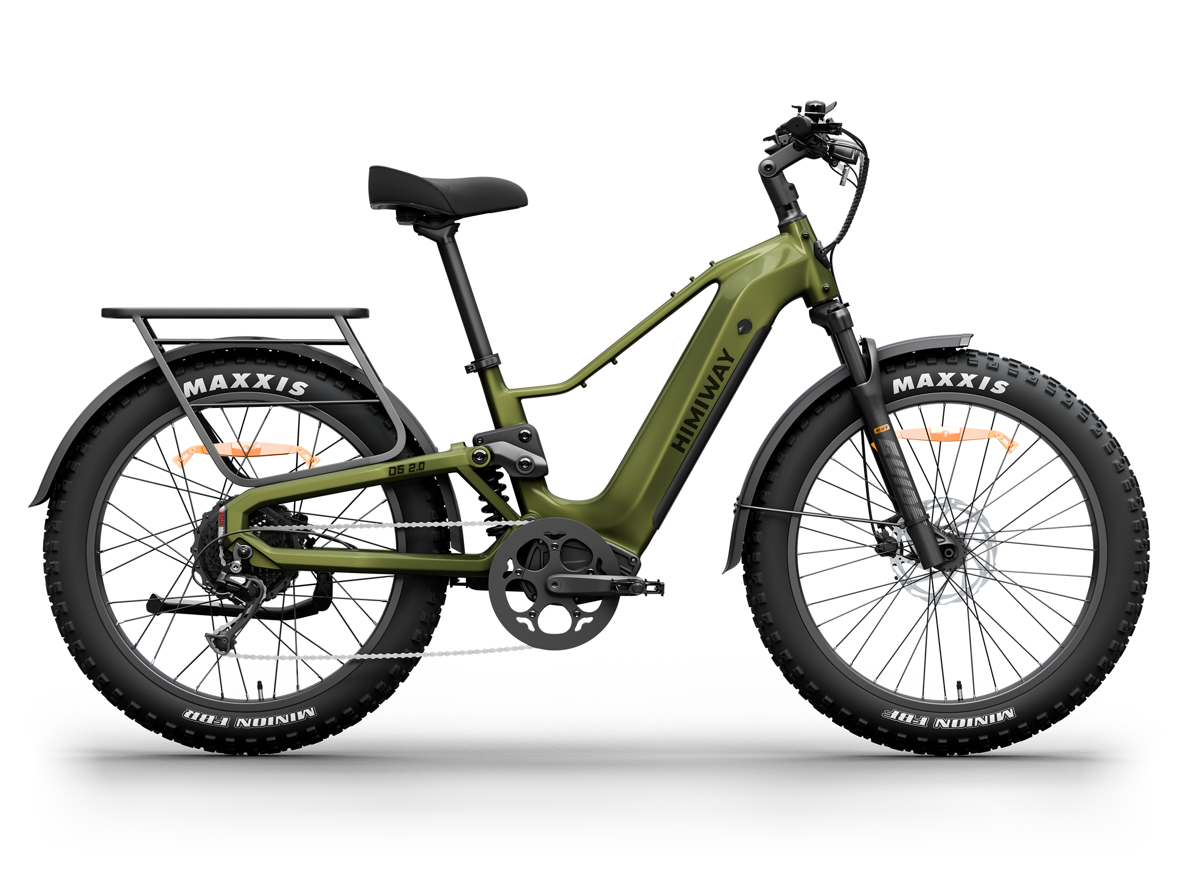 Himiway D5 2.0 bici elettrica full grigia 750W 15Ah