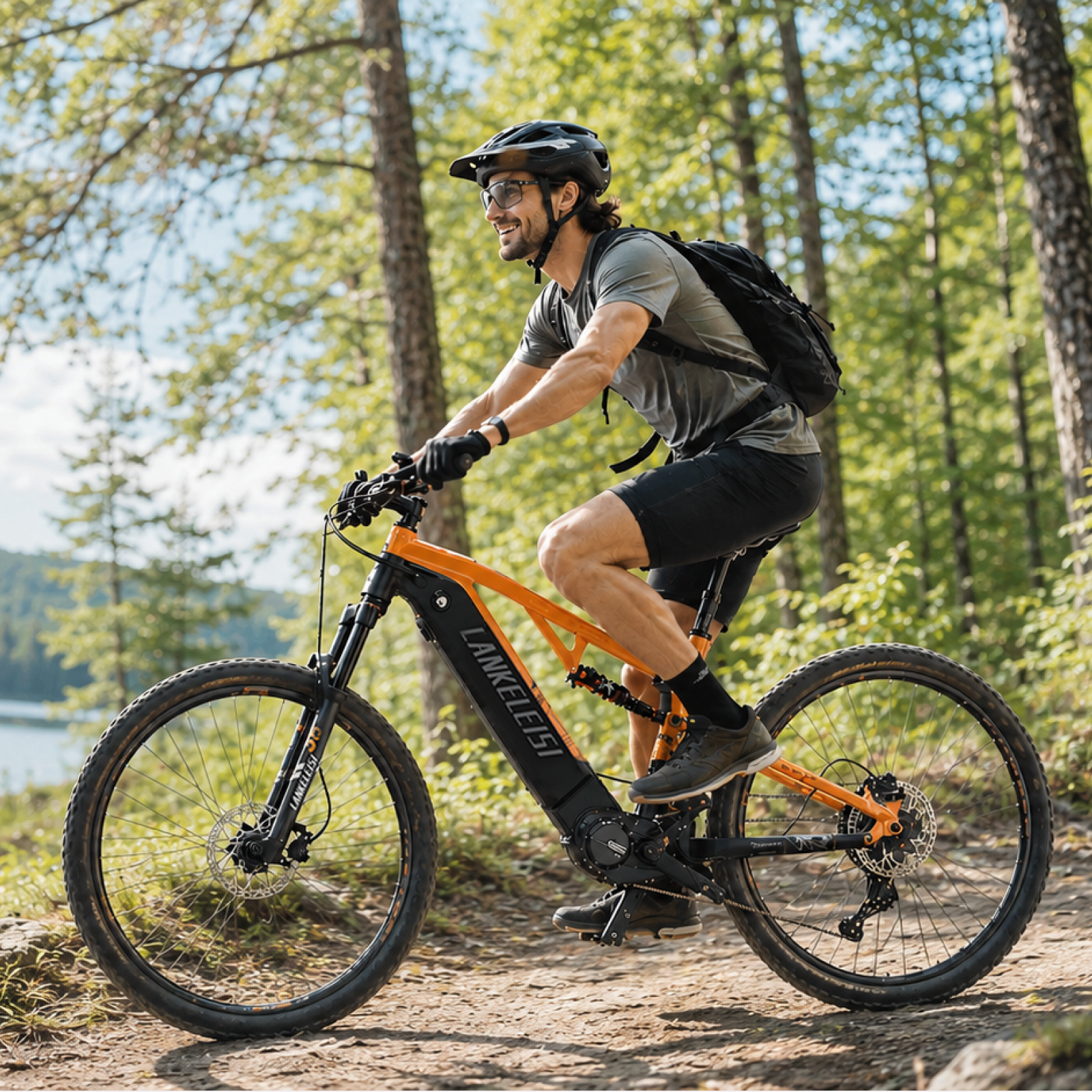 Lankeleisi GT800 e-bike 500W grigia