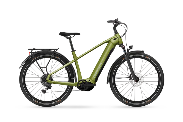 Winora Yucatan X10 bici elettrica telaio alto verde Yamaha