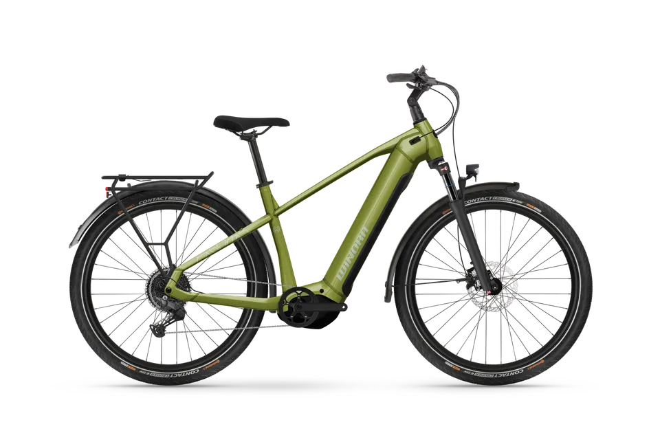 Winora Yucatan X10 bici elettrica telaio alto verde Yamaha