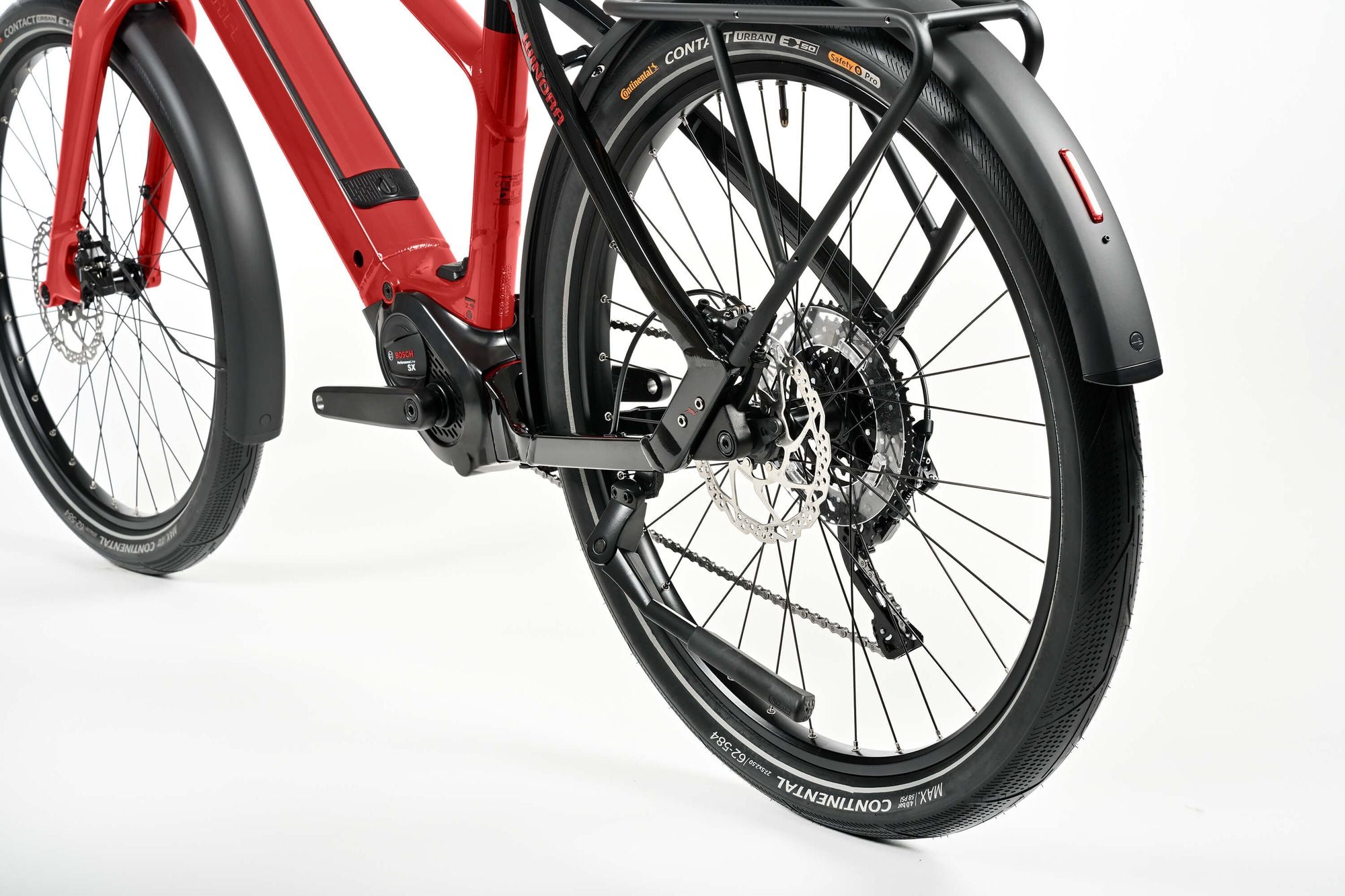 Winora iRide Pure X10 ebike city rossa M 400Wh