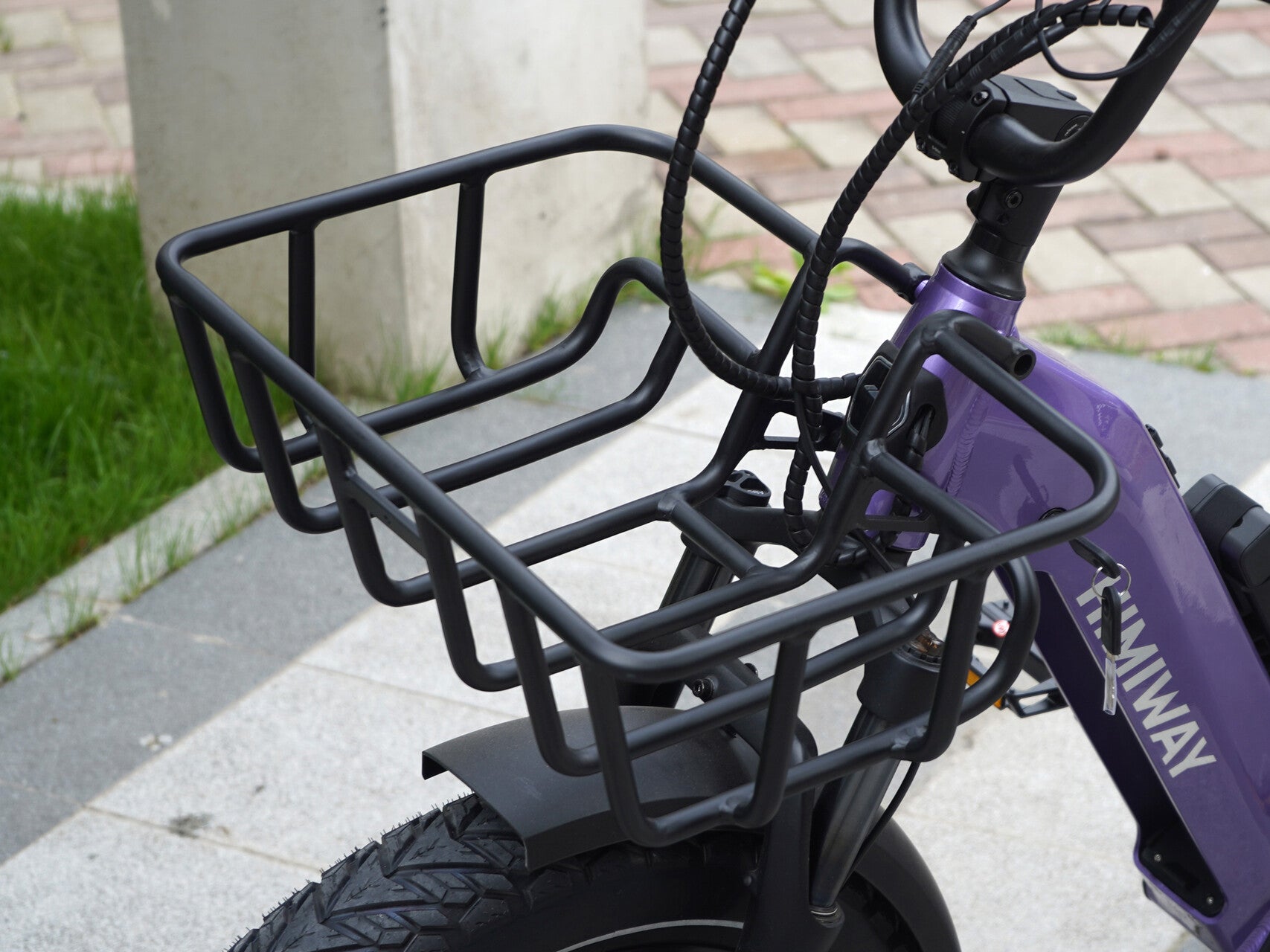 Himiway A7 cestino anteriore bici elettrica alluminio 10 kg
