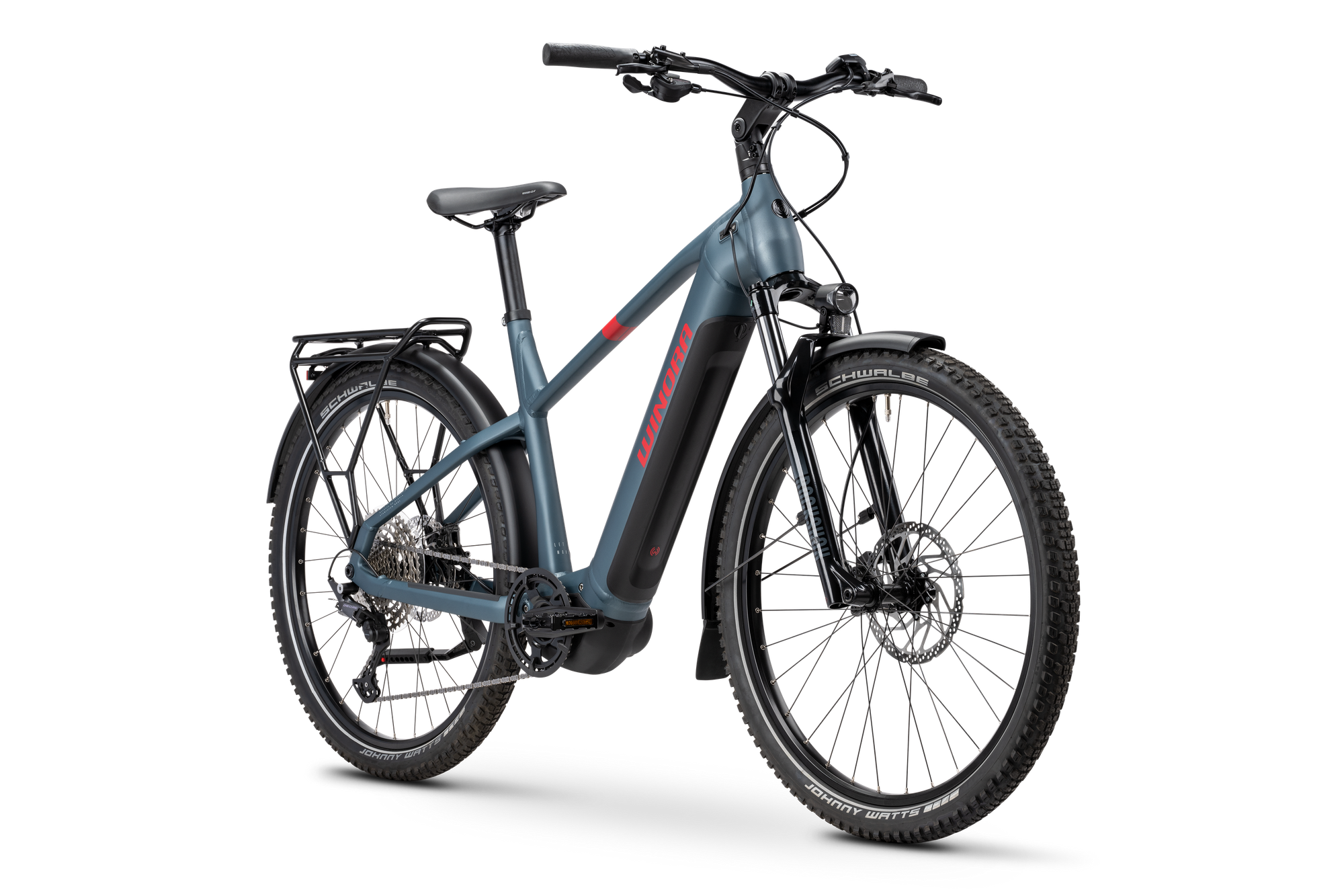 Winora Yucatan X12 bici elettrica telaio alto blu Yamaha