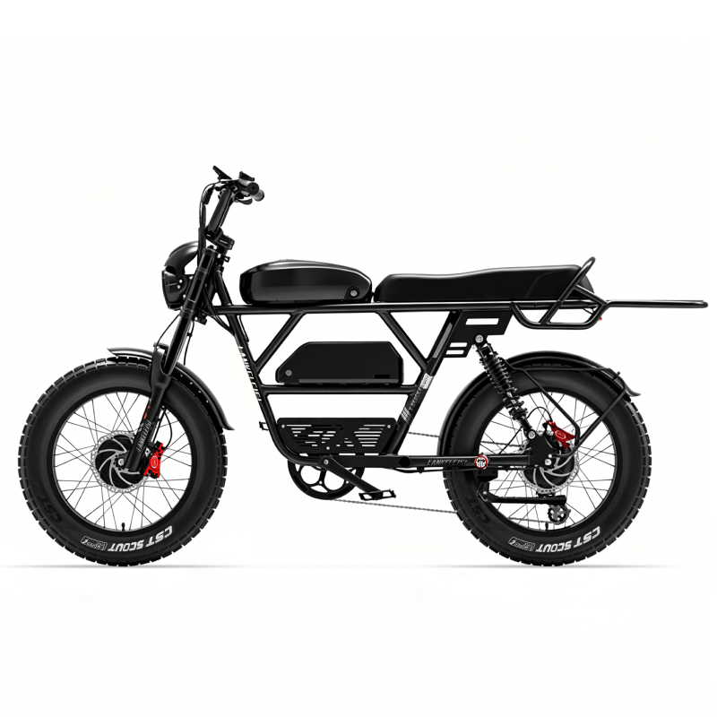 Lankeleisi X-Cavaliere Nero E-bike 2x1000W nera fat