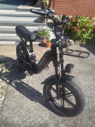 OUXI Q8 750W Bici Elettrica Nera Fat Bike 48V 20Ah