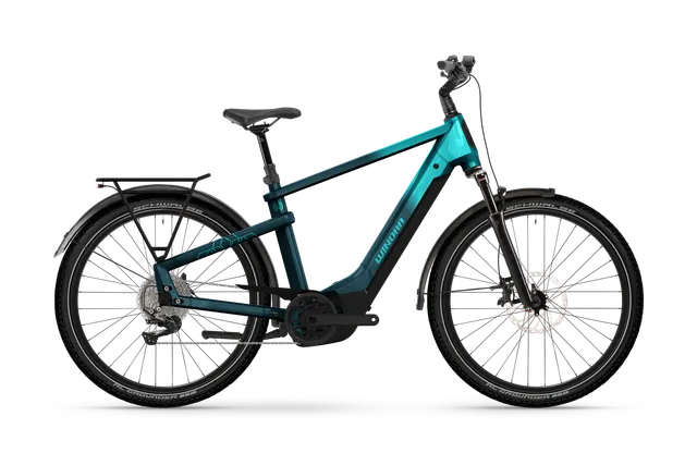 Winora Yakun X12 ebike trekking blu M 800Wh